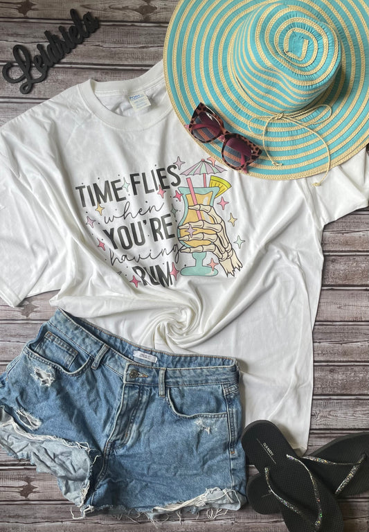 Time Flies When You're Having Rum T-Shirt